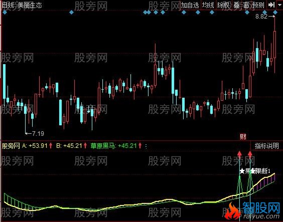 同花顺草原黑马指标公式