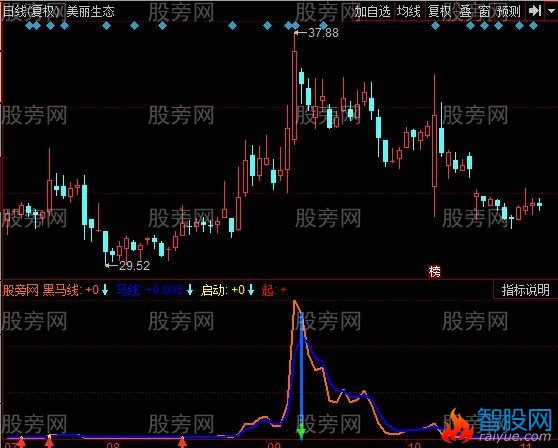 同花顺逍遥黑马线指标公式