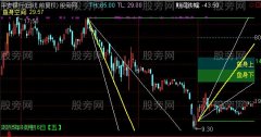 通达信妞妞角度线主图指标公式