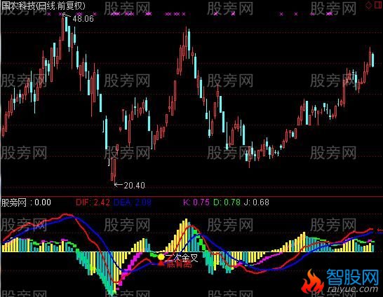通达信MACD波段风暴指标公式